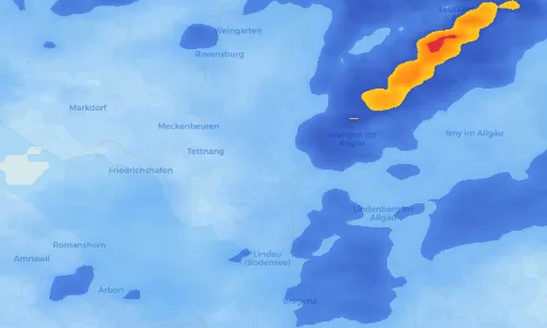 Regenradar Vorschaubild - Aktuelle Niederschläge in Neukirch und Umgebung