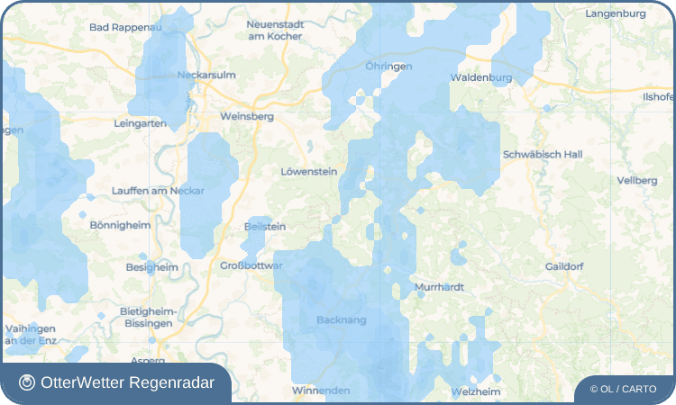 OtterWetter Regenradar-Widget Neulautern