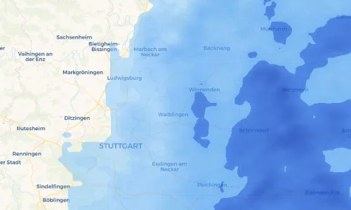 Regenradar Vorschaubild - Aktuelle Niederschläge in Neustadt und Umgebung
