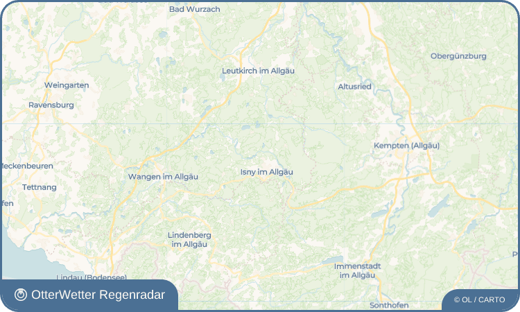 OtterWetter Regenradar-Widget Neutrauchburg