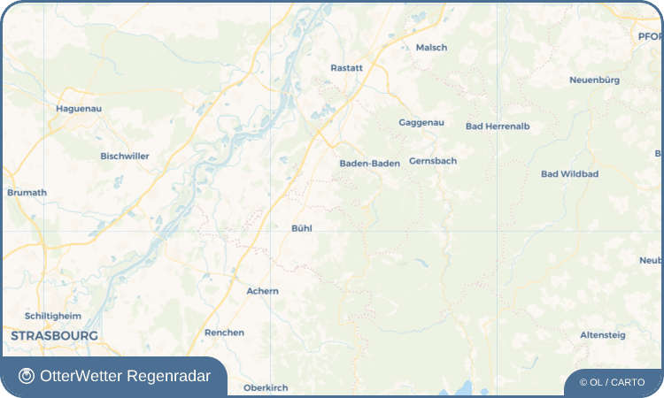 OtterWetter Regenradar-Widget Neuweier