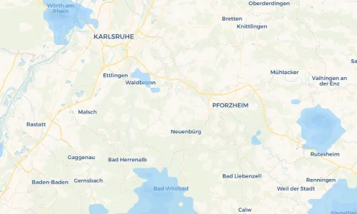 Regenradar Vorschaubild - Aktuelle Niederschläge in Niebelsbach und Umgebung