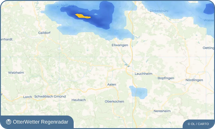 Widget-Vorschau für Niederalfingen Wetter-Widget-Vorschau mit Vorhersagedaten für Niederalfingen