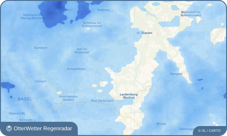 OtterWetter Regenradar-Widget Niedergebisbach