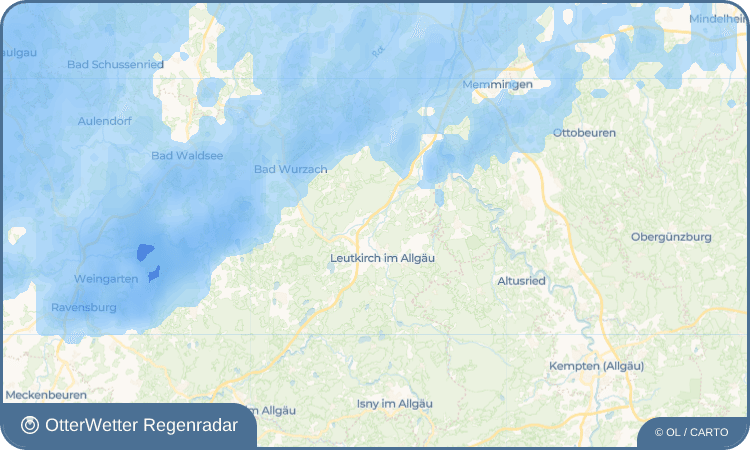 Widget-Vorschau für Niederhofen Wetter-Widget-Vorschau mit Vorhersagedaten für Niederhofen
