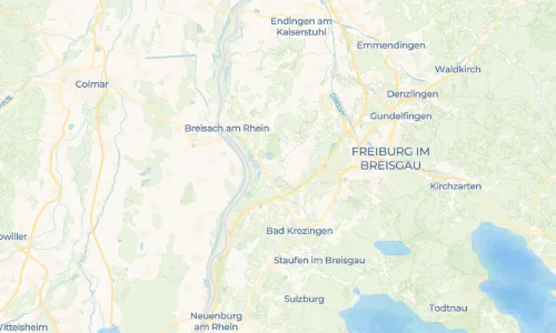 Regenradar Vorschaubild - Aktuelle Niederschläge in Niederrimsingen und Umgebung