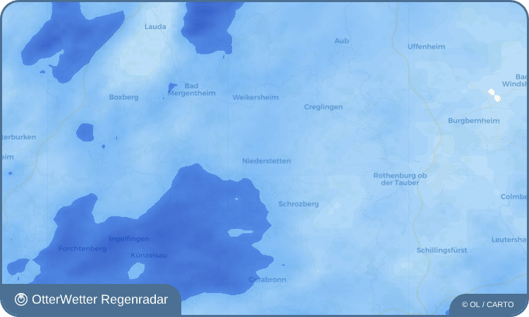 OtterWetter Regenradar-Widget Niederstetten