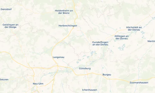 Regenradar Vorschaubild - Aktuelle Niederschläge in Niederstotzingen und Umgebung