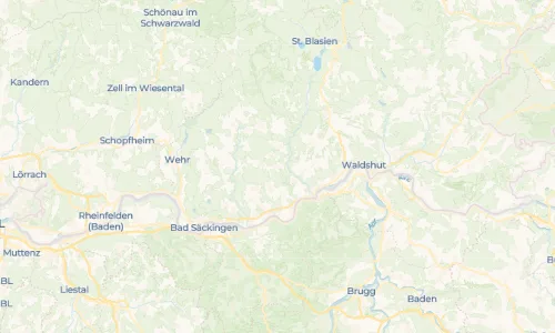 Regenradar Niederwihl: aktuelle Niederschläge in Niederwihl und Umgebung, Stand 20. Oktober 2026 um 0:30 Uhr
