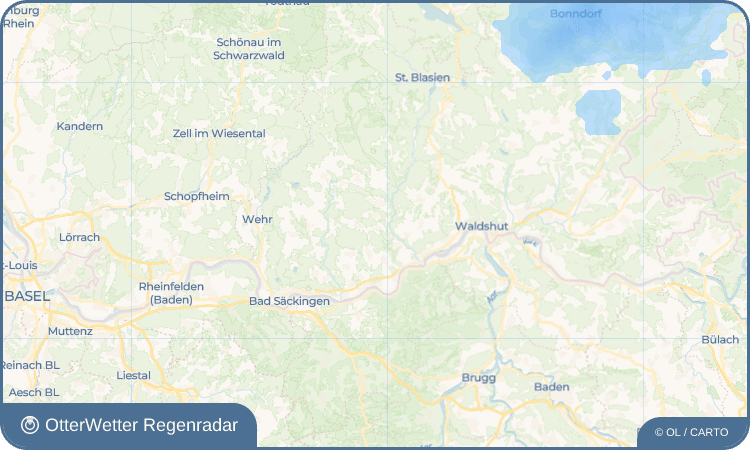 OtterWetter Regenradar-Widget Niederwihl