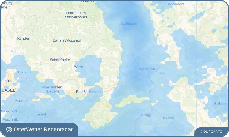 Widget-Vorschau für Niederwihl Wetter-Widget-Vorschau mit Vorhersagedaten für Niederwihl