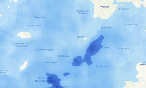 Regenradar Vorschaubild - Aktuelle Niederschläge in Niederwinden und Umgebung