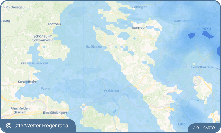 OtterWetter Regenradar-Widget Nöggenschwiel