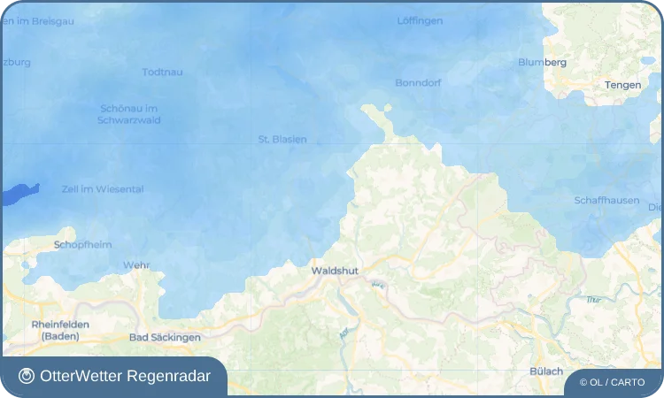Widget-Vorschau für Nöggenschwiel Wetter-Widget-Vorschau mit Vorhersagedaten für Nöggenschwiel