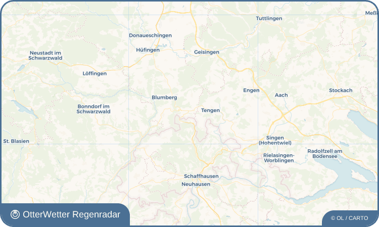 OtterWetter Regenradar-Widget Nordhalden