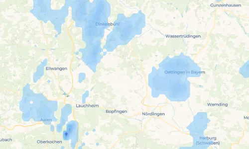 Regenradar Vorschaubild - Aktuelle Niederschläge in Nordhausen und Umgebung