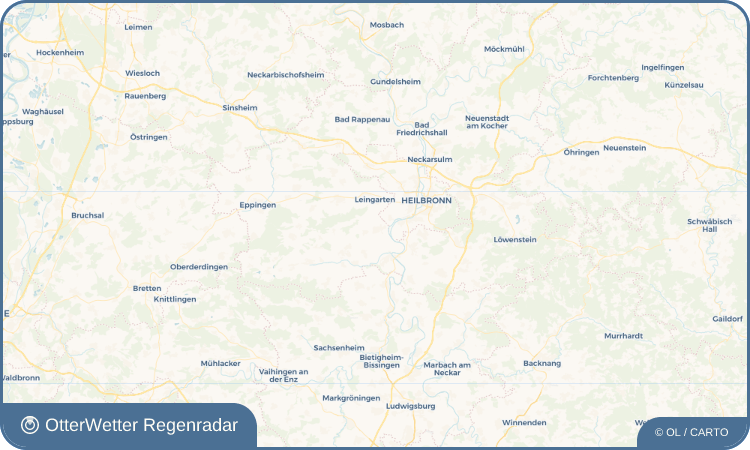 OtterWetter Regenradar-Widget Nordheim