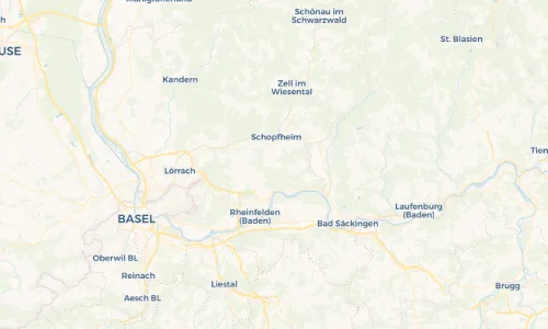 Regenradar Vorschaubild - Aktuelle Niederschläge in Nordschwaben und Umgebung