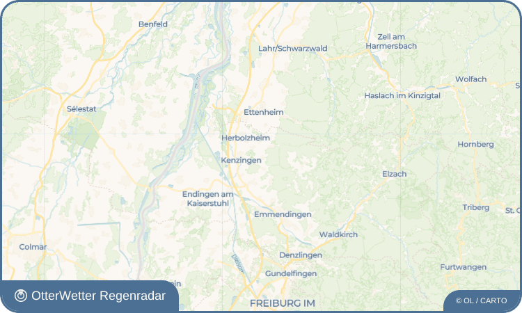 OtterWetter Regenradar-Widget Nordweil