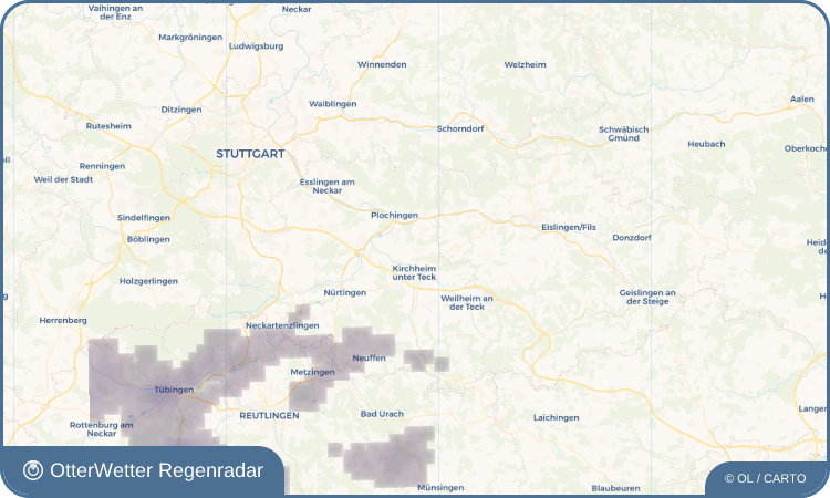 OtterWetter Regenradar-Widget Notzingen