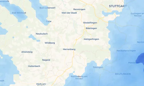 Regenradar Vorschaubild - Aktuelle Niederschläge in Nufringen und Umgebung