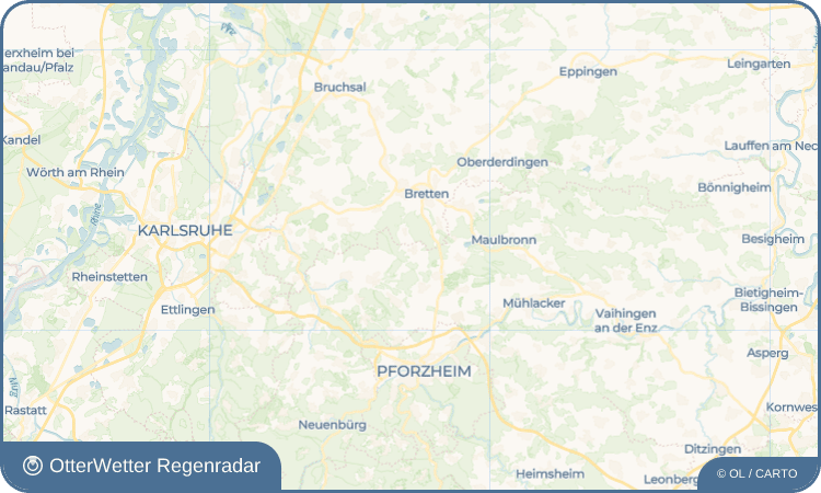 OtterWetter Regenradar-Widget Nußbaum