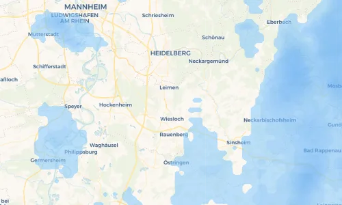Regenradar Vorschaubild - Aktuelle Niederschläge in Nußloch und Umgebung