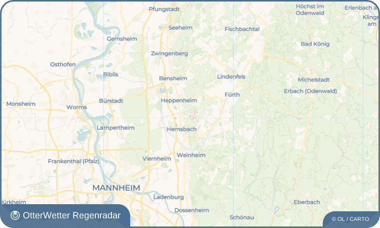 OtterWetter Regenradar-Widget Ober-Laudenbach