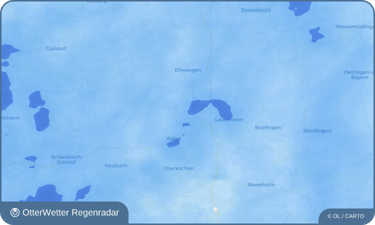 OtterWetter Regenradar-Widget Oberalfingen