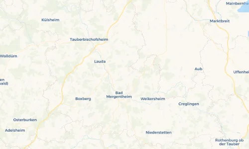 Regenradar Vorschaubild - Aktuelle Niederschläge in Oberbalbach und Umgebung