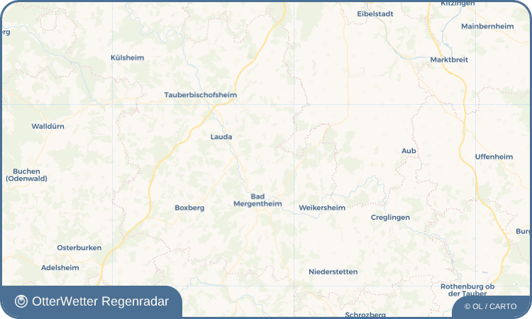 OtterWetter Regenradar-Widget Oberbalbach