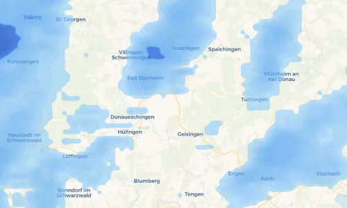 Regenradar Vorschaubild - Aktuelle Niederschläge in Oberbaldingen und Umgebung