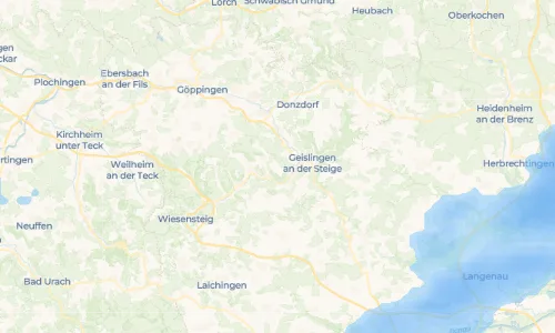 Regenradar Oberböhringen: aktuelle Niederschläge in Oberböhringen und Umgebung, Stand 23. Oktober 2026 um 8:15 Uhr
