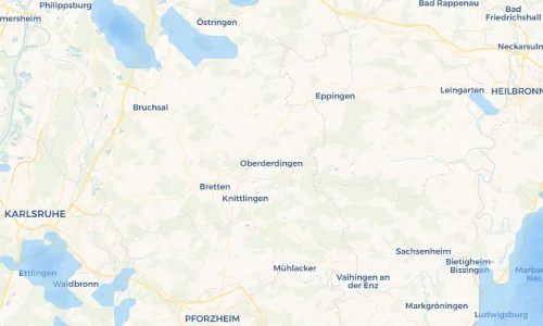 Regenradar Vorschaubild - Aktuelle Niederschläge in Oberderdingen und Umgebung
