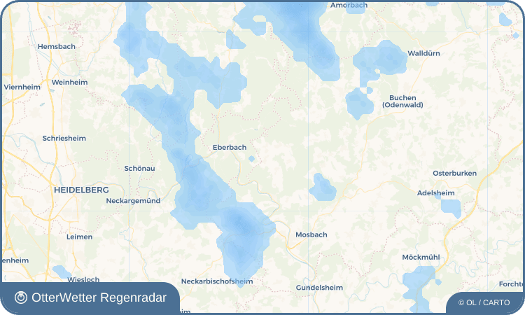 OtterWetter Regenradar-Widget Oberdielbach