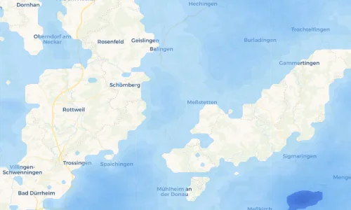 Regenradar Vorschaubild - Aktuelle Niederschläge in Oberdigisheim und Umgebung