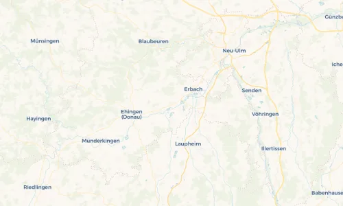 Regenradar Vorschaubild - Aktuelle Niederschläge in Oberdischingen und Umgebung