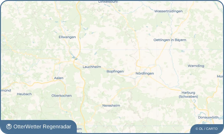 Wetter-Widget-Vorschau mit Vorhersagedaten für Oberdorf am Ipf