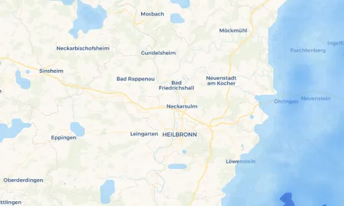 Regenradar Vorschaubild - Aktuelle Niederschläge in Obereisesheim und Umgebung