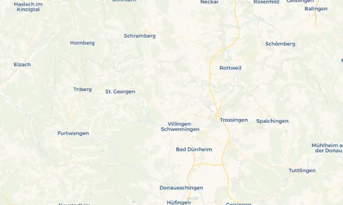 Regenradar Vorschaubild - Aktuelle Niederschläge in Obereschach und Umgebung