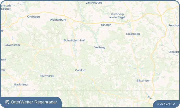 OtterWetter Regenradar-Widget Oberfischach