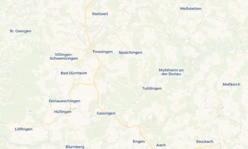Regenradar Vorschaubild - Aktuelle Niederschläge in Oberflacht und Umgebung