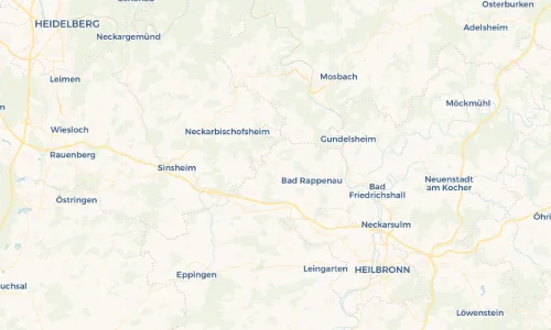 Regenradar Vorschaubild - Aktuelle Niederschläge in Obergimpern und Umgebung