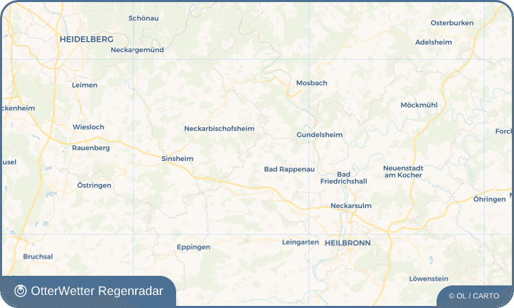Wetter-Widget-Vorschau mit Vorhersagedaten für Obergimpern