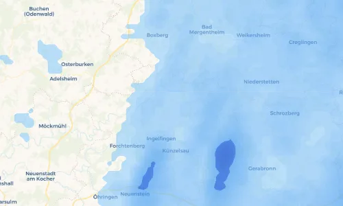 Regenradar Vorschaubild - Aktuelle Niederschläge in Oberginsbach und Umgebung