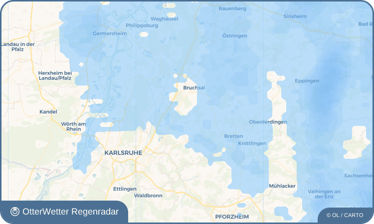Wetter-Widget-Vorschau mit Vorhersagedaten für Obergrombach