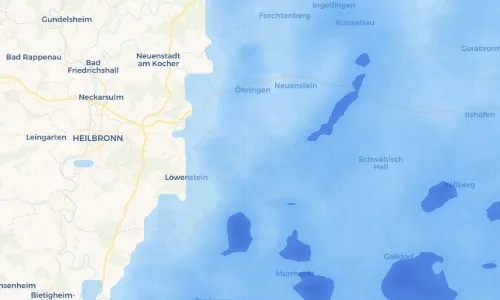 Regenradar Vorschaubild - Aktuelle Niederschläge in Oberheimbach und Umgebung