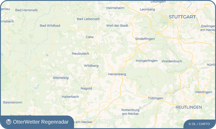 OtterWetter Regenradar-Widget Oberjesingen