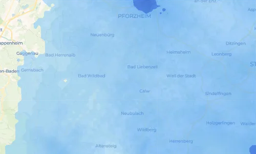 Regenradar Vorschaubild - Aktuelle Niederschläge in Oberkollbach und Umgebung