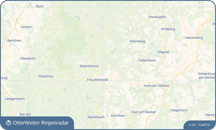 Widget-Vorschau für Obermusbach Wetter-Widget-Vorschau mit Vorhersagedaten für Obermusbach